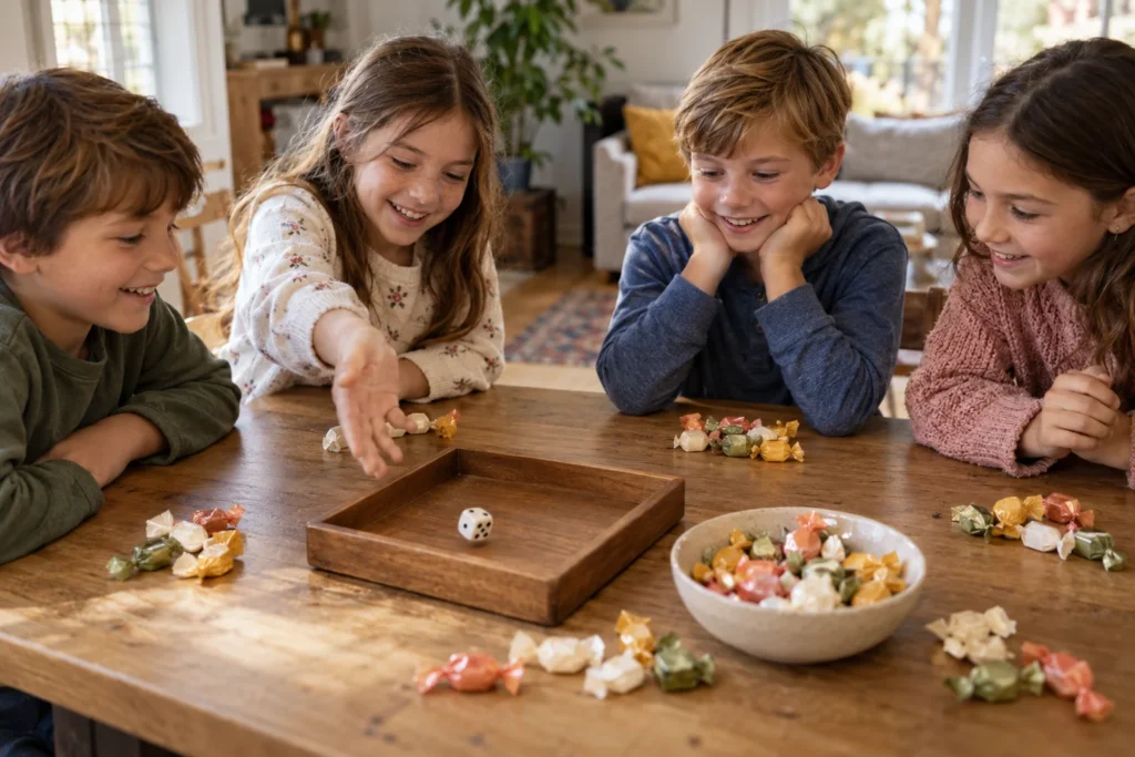 How to Host a Candy Dice Game: A Bowl of Treats, a Few Surprises